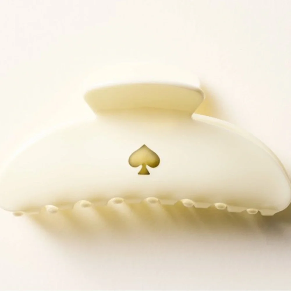 Kate Spade Cream Hair Claw Clip - Picture 1 of 1